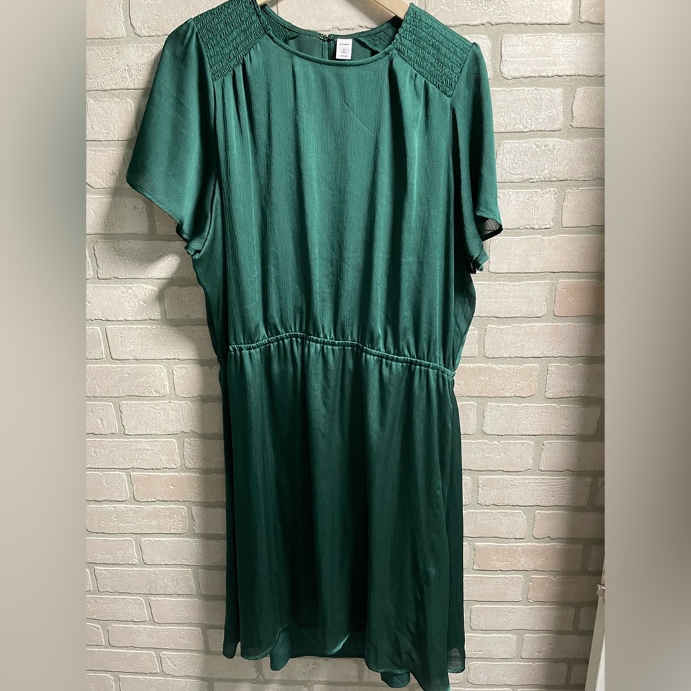 Old navy green tall XL dress